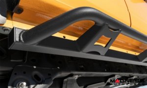 Ford Bronco Rock Sliders - 4 Door - Trail Slider Step System - Textured Black - N Fab 